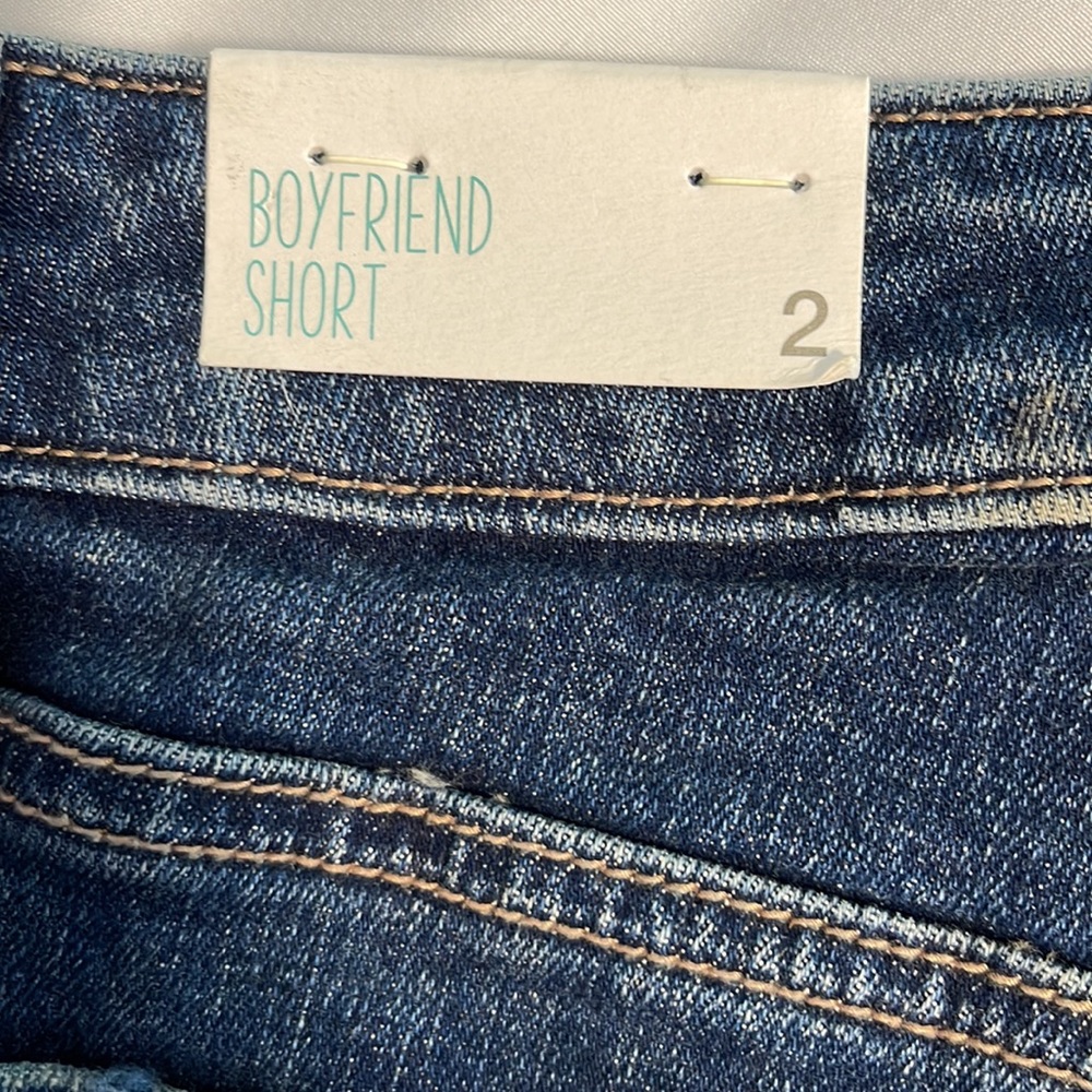 Maurices Destructed Boyfriend Denim Shorts - Picture 8 of 8